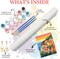 Paint by Numbers Kit for Adults Beginner, Seaside Acrylic Adult Paint by Number Kits on Canvas, Seascape Watercolor Oil Number Painting for Adults, Perfect for Home Decor Gift 16"x20"